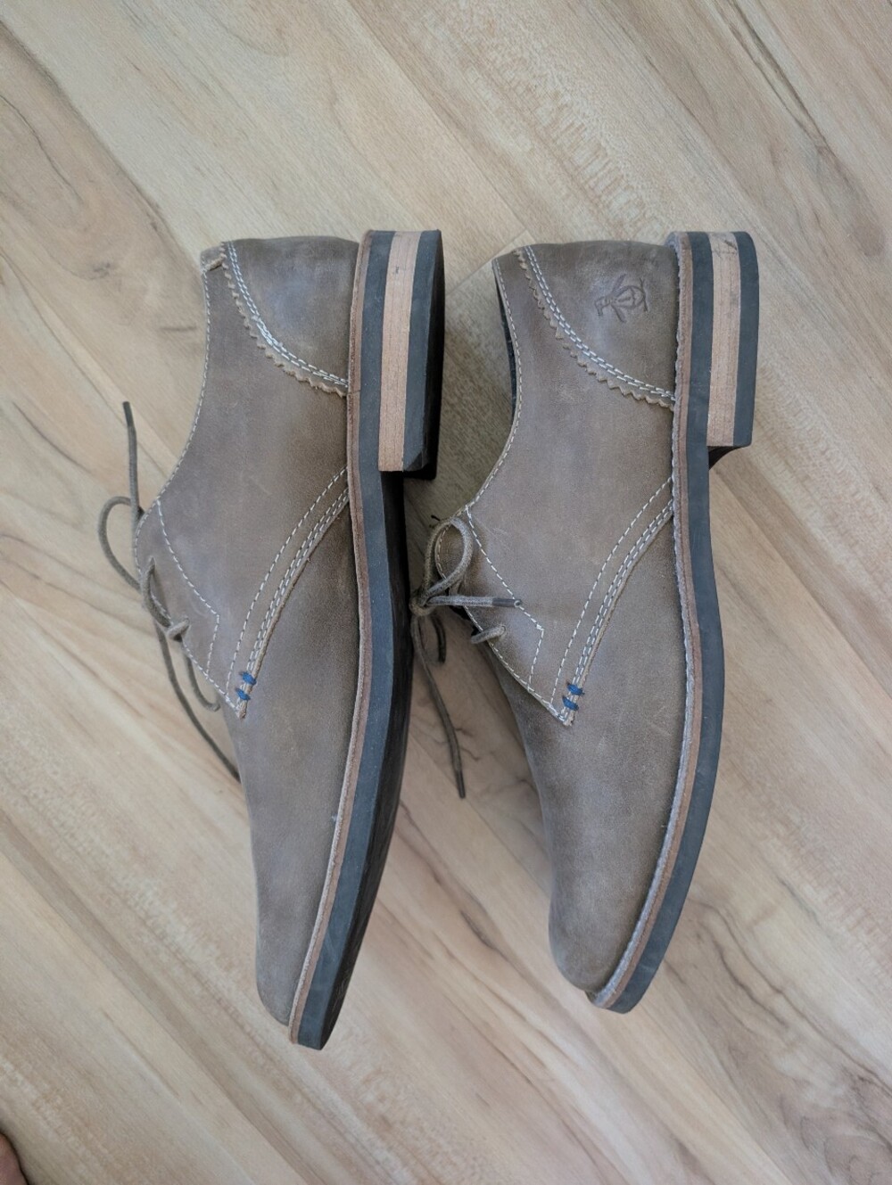 Men's Penguin suede Leather Oxford loafer shoes size 9